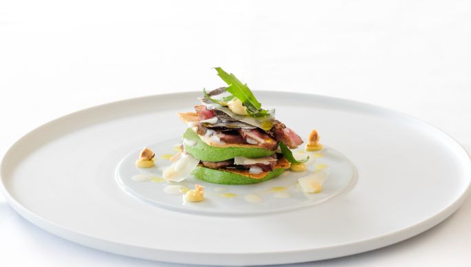 Tagliata mit Rucola und Trüffel