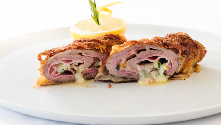 Gericht mit Käse, Cordonbleu für feinen Käsegenuss