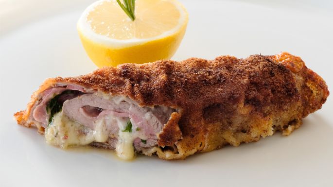 Gericht mit Käse, Cordonbleu für feinen Käsegenuss