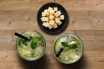 Apéro mit Käse und Mojito